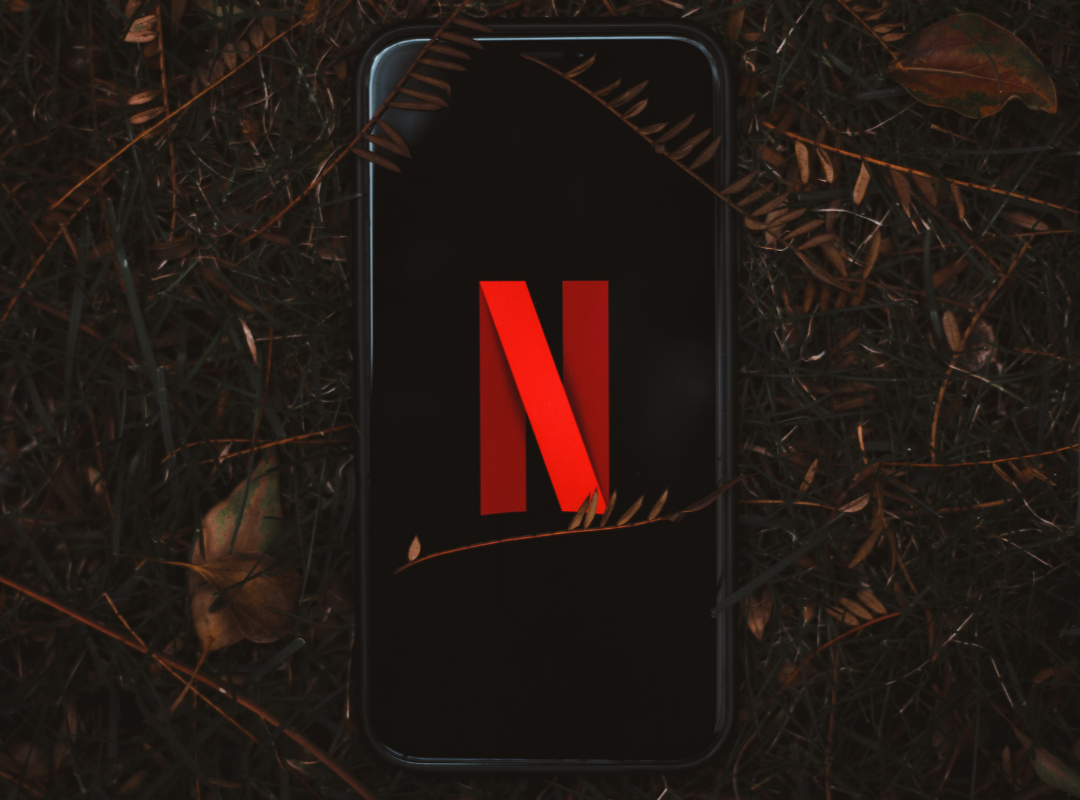Netflix logo on Phone - lifestyle image
