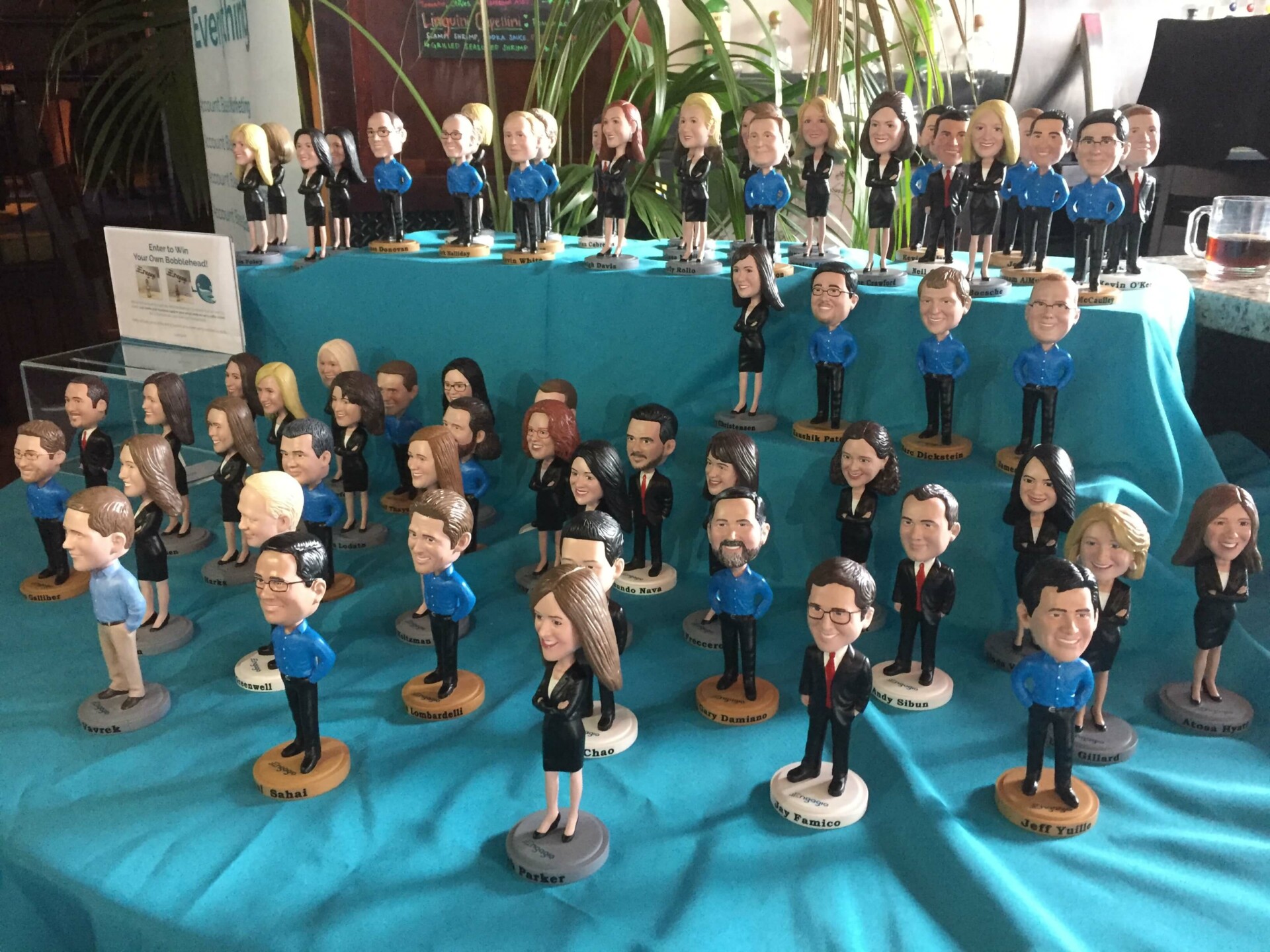 Engagio bobbleheads