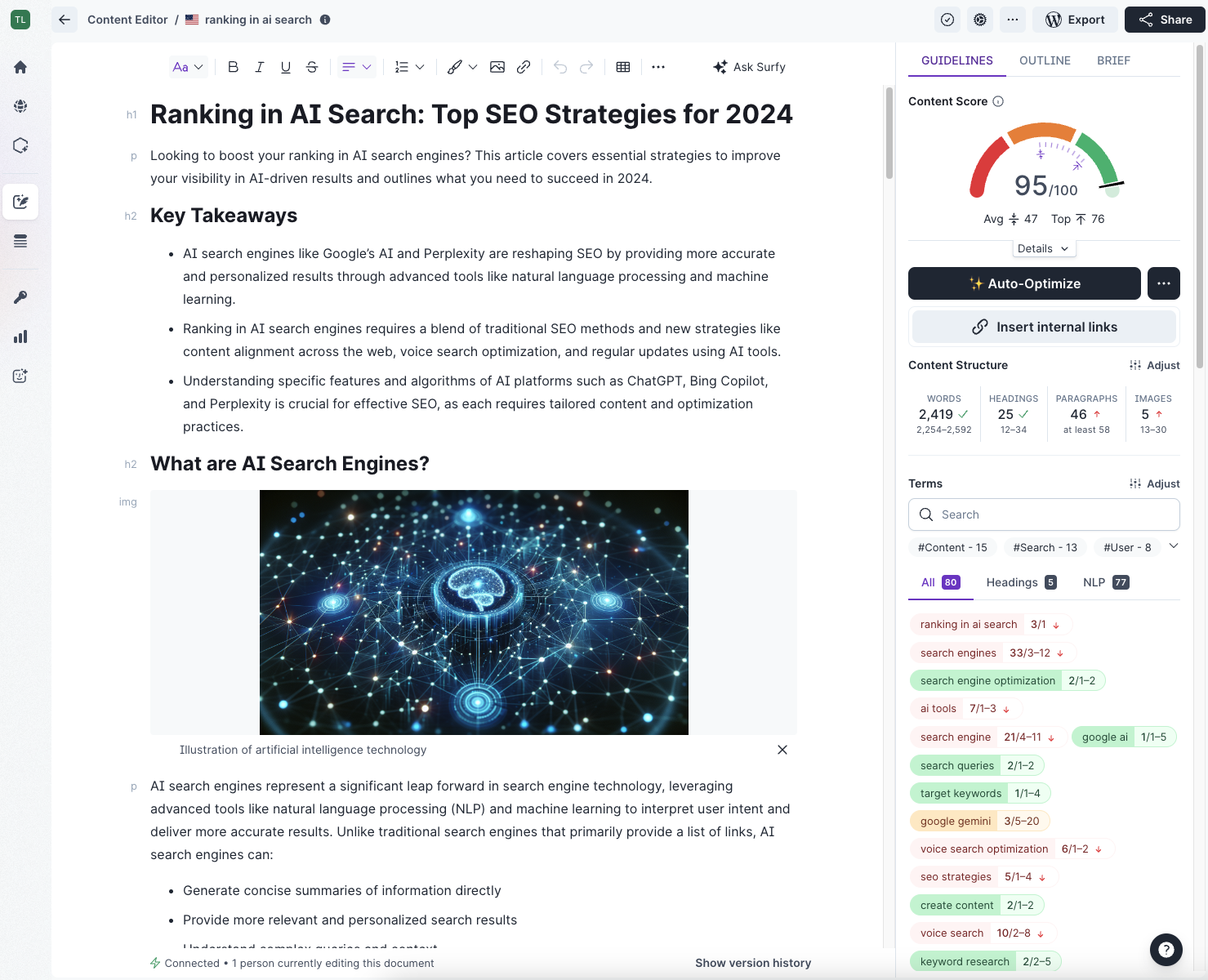 beste seo tools 2025 surfer seo