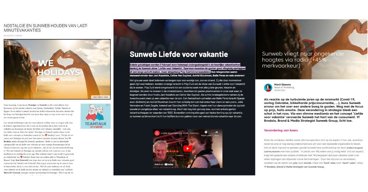 Sunweb Group Vroegboekvakantie