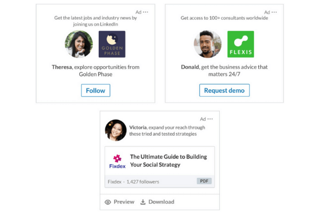 linkedin dynamic ad linkedin dynamic ad