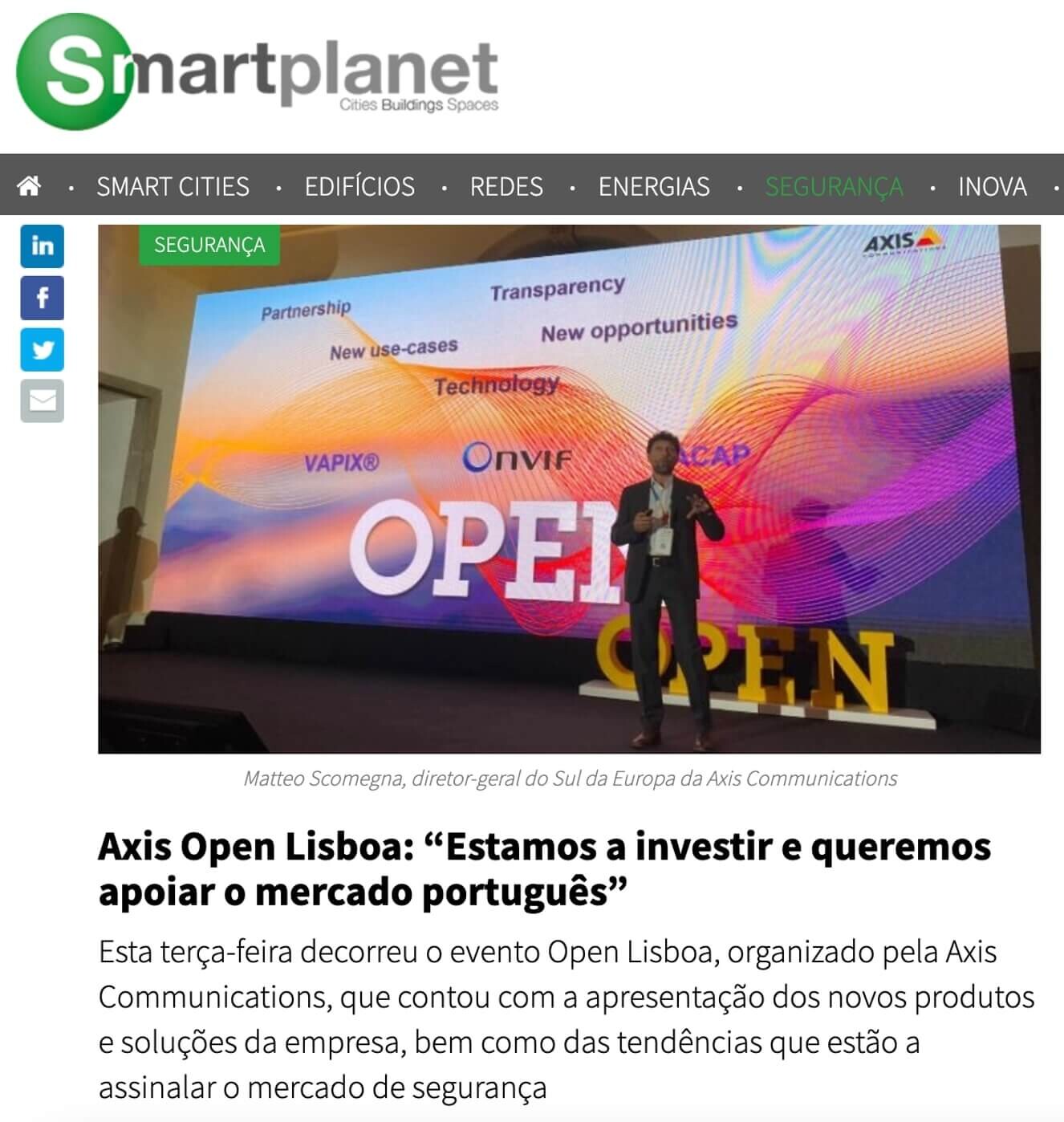 AXIS Communications - Smart Planet