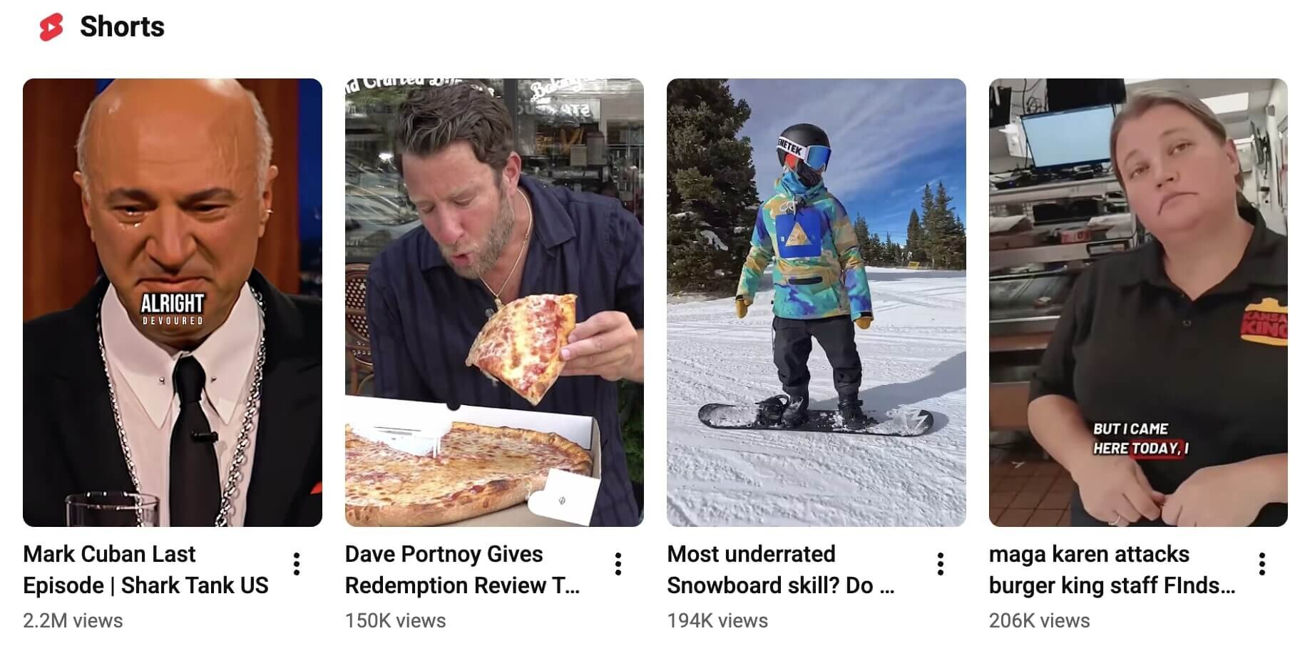 youtube shorts