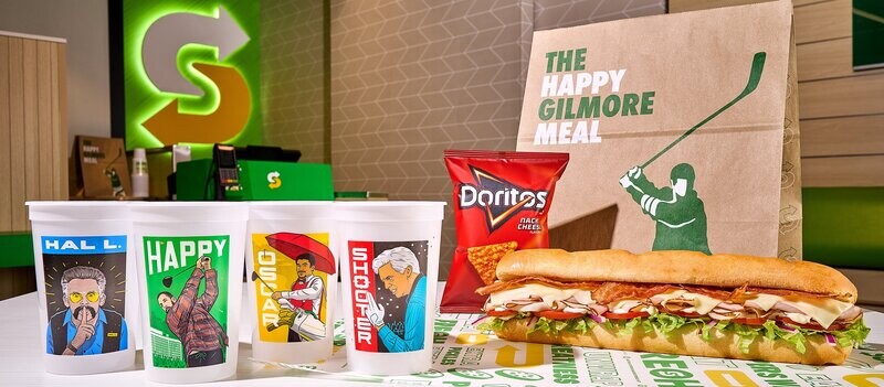 campanha subway - happy gilmore
