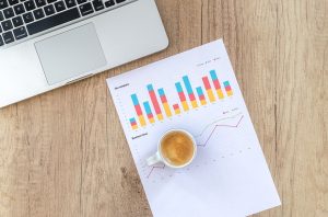 graph with coffee