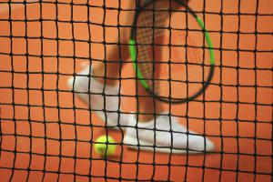 Woman playing tennis 
