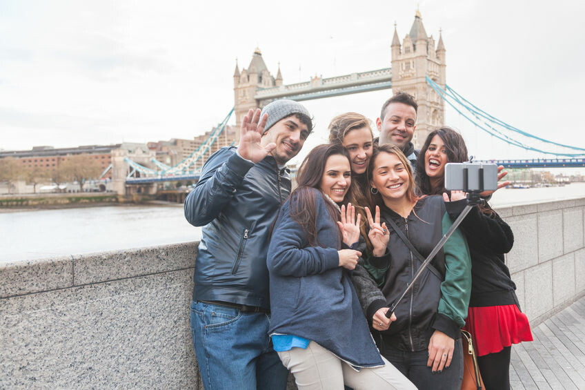 Happy PR professionals in London