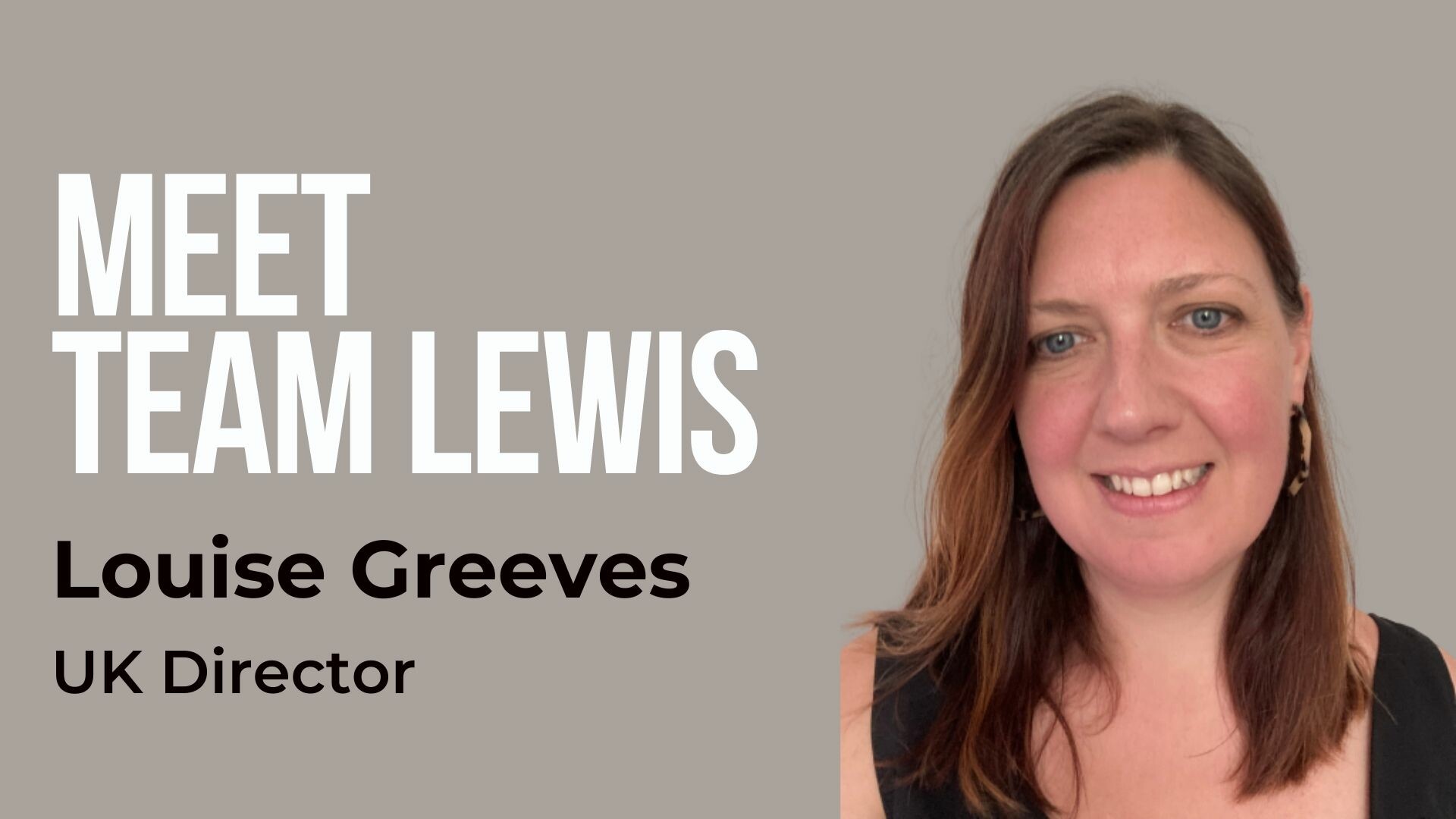 Meet Team Lewis Louise Greeves Headshot