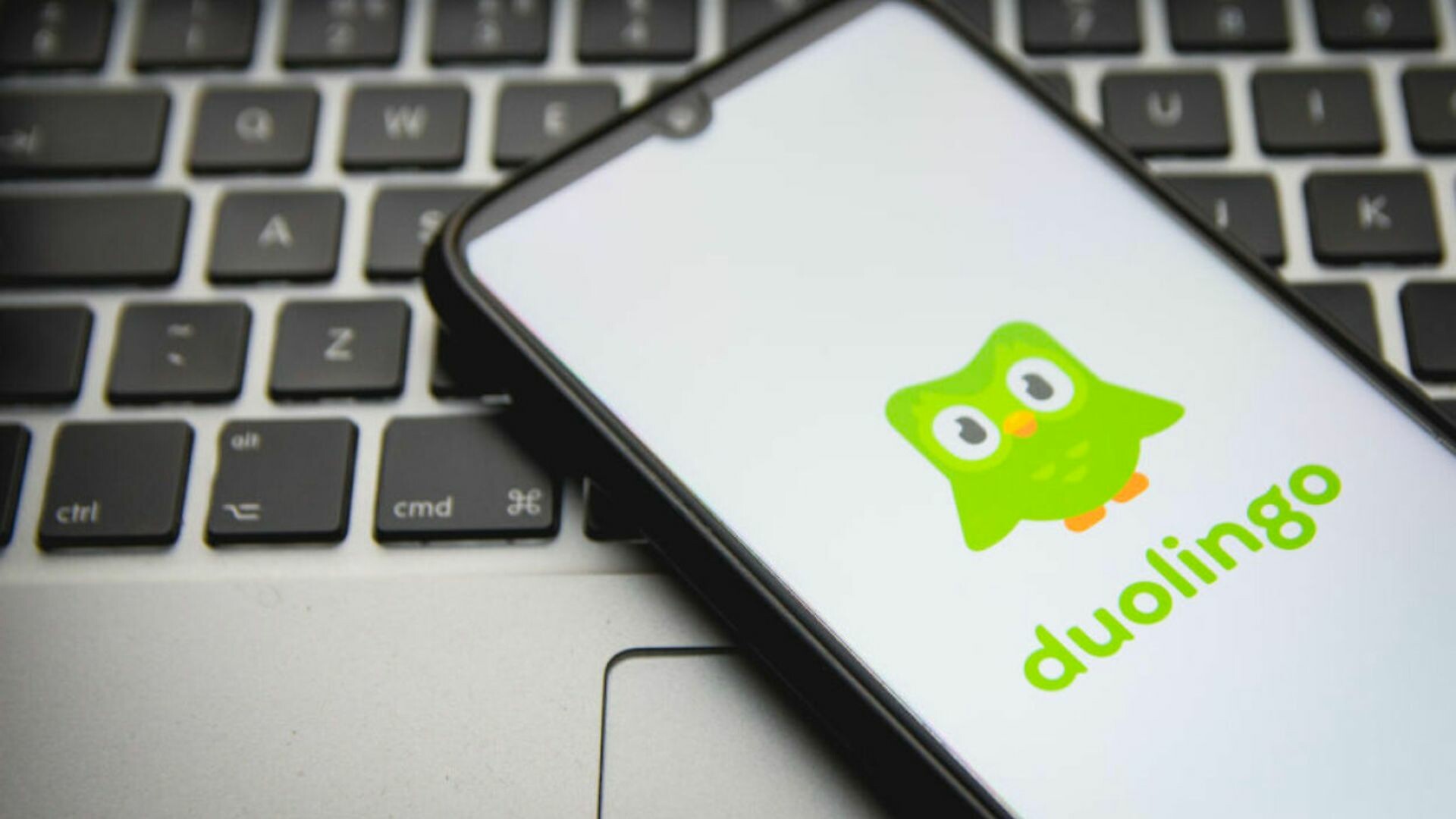 Duolingo open on a phone.
