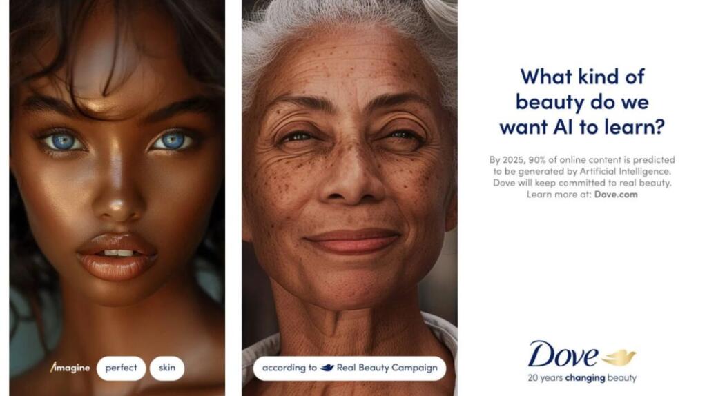 dove keep real beauty ai campaign