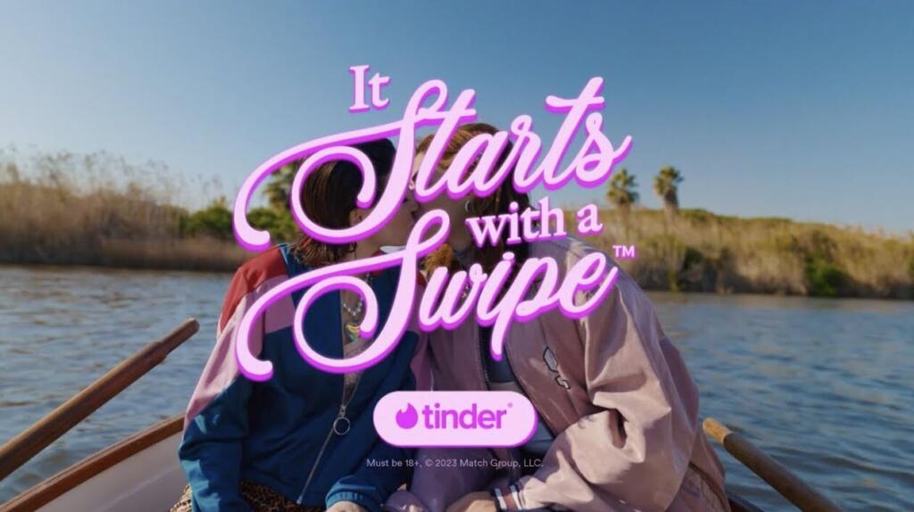 tinder it starts with swipe campaign