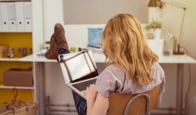 Woman on laptop