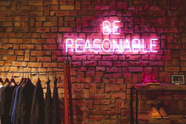 be reasonable sign