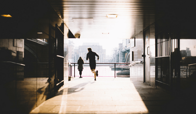 Man running