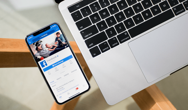 Facebook on phone