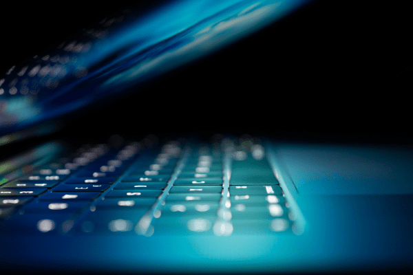 Lit Up Laptop