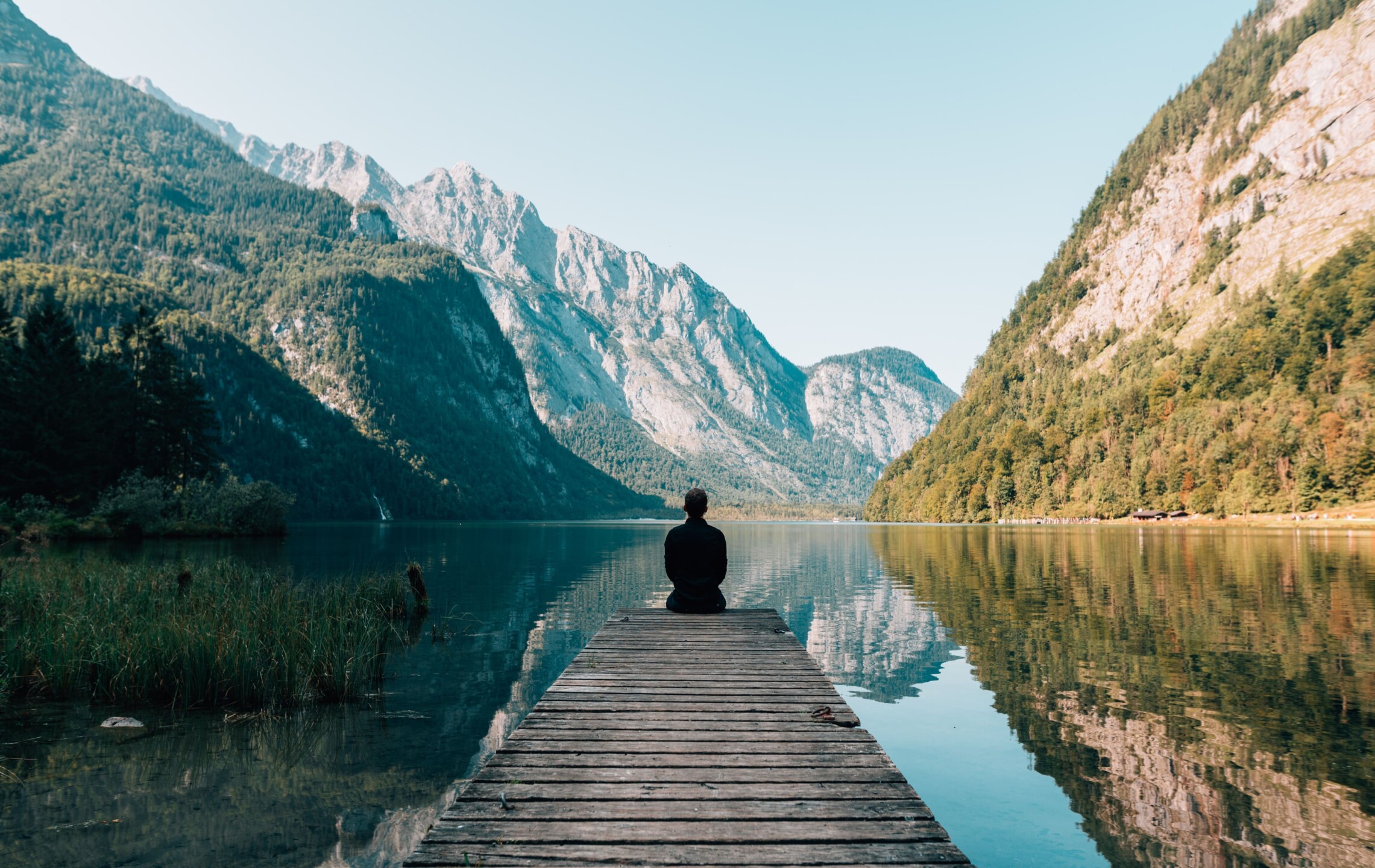 man meditating