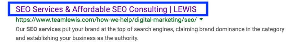 Seo Services Title Tag