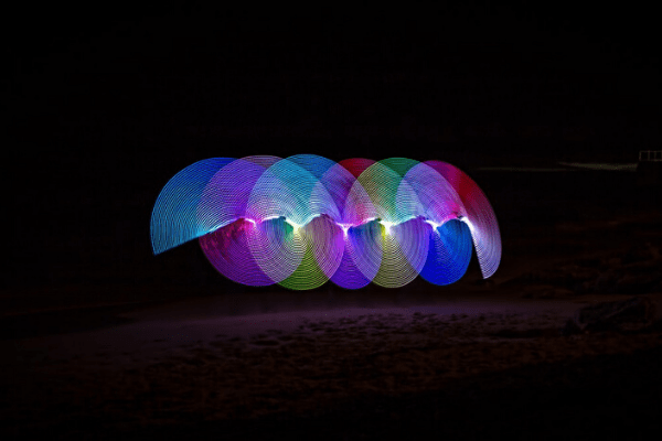 colorful circle lights, business continuity