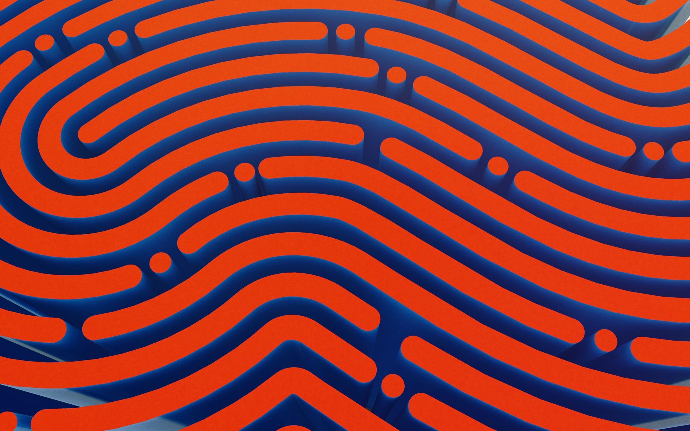 orange and blue maze